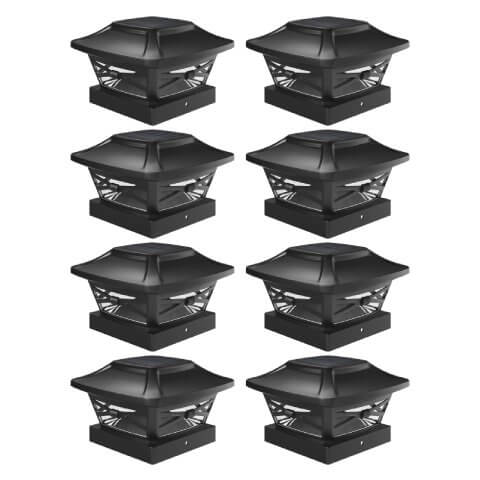 Davinci Lighting Renaissance Solar Outdoor Post Cap Lights