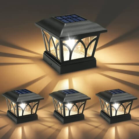 VOLISUN Solar Post Cap Lights